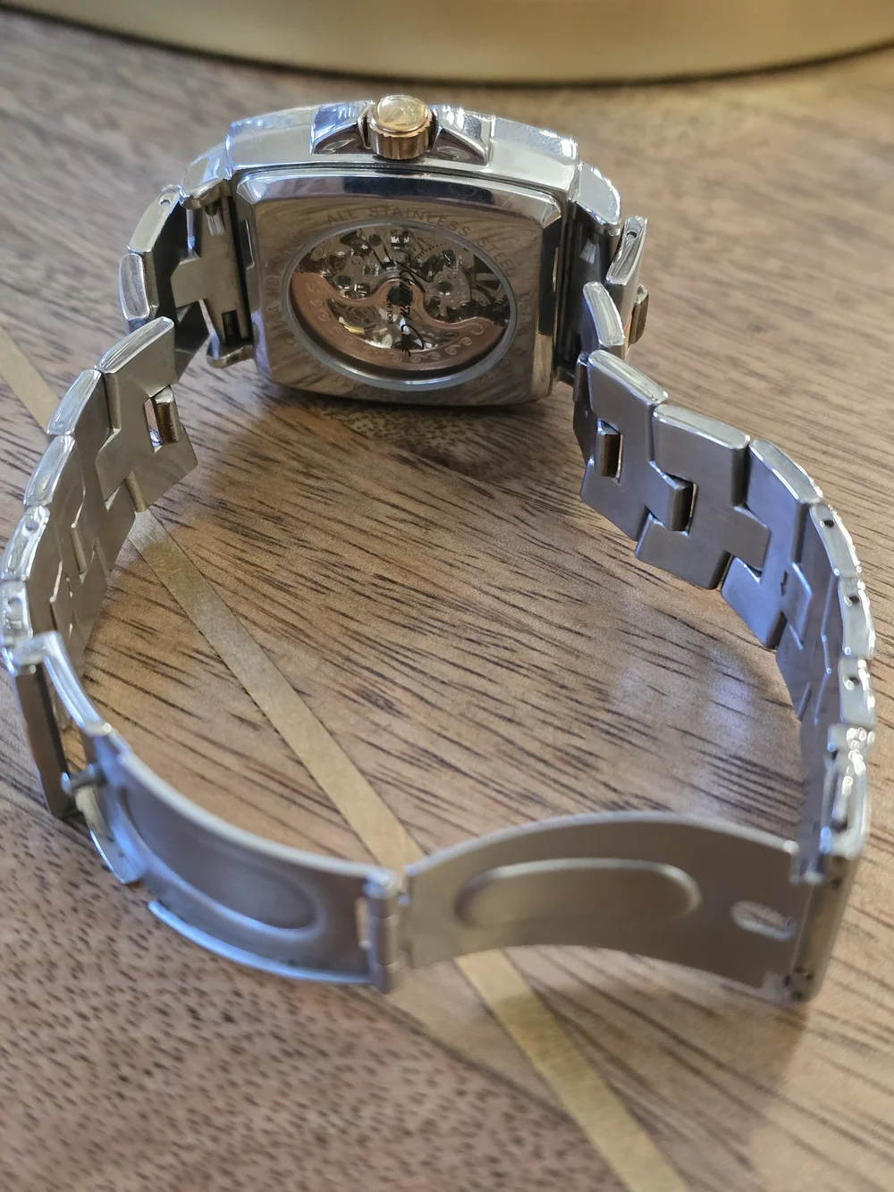 Kenneth Cole New York KC3772 Men's Automatic Bicolour Skeleton Watch.